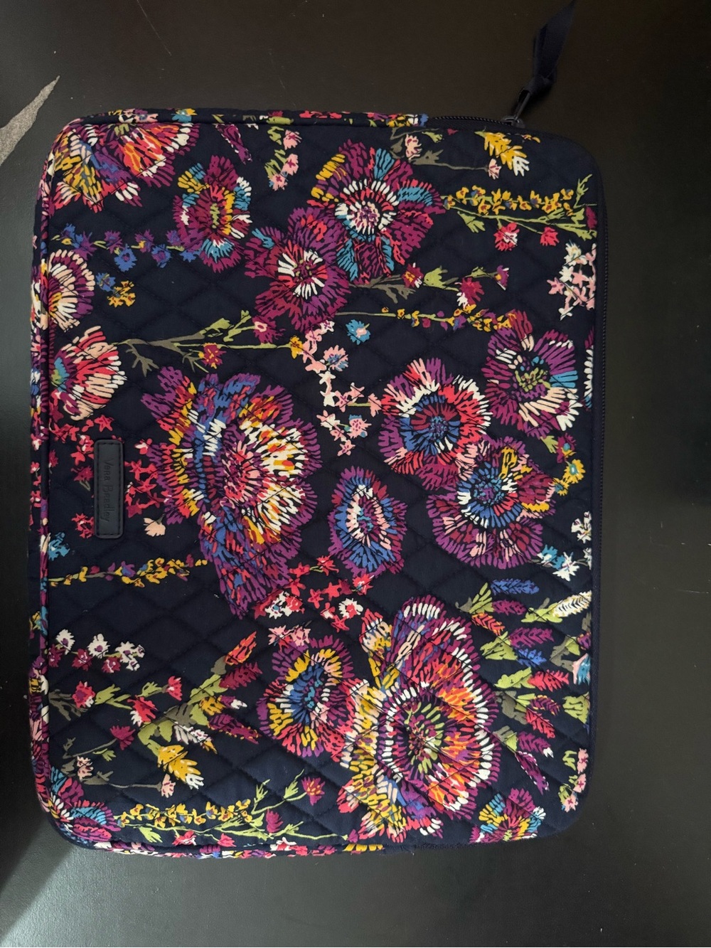 Vera Bradley Midnight Wildflowers Laptop Case